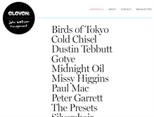 Tablet Screenshot of elevenmusic.com
